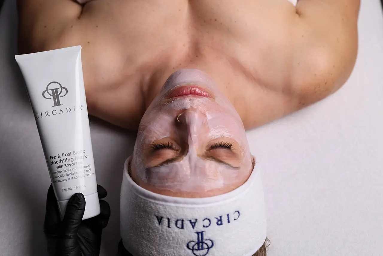 Pre & Post Biotic Nourishing Mask with Royal Tea Atkuriamoji kaukė su pre ir postbiotikais