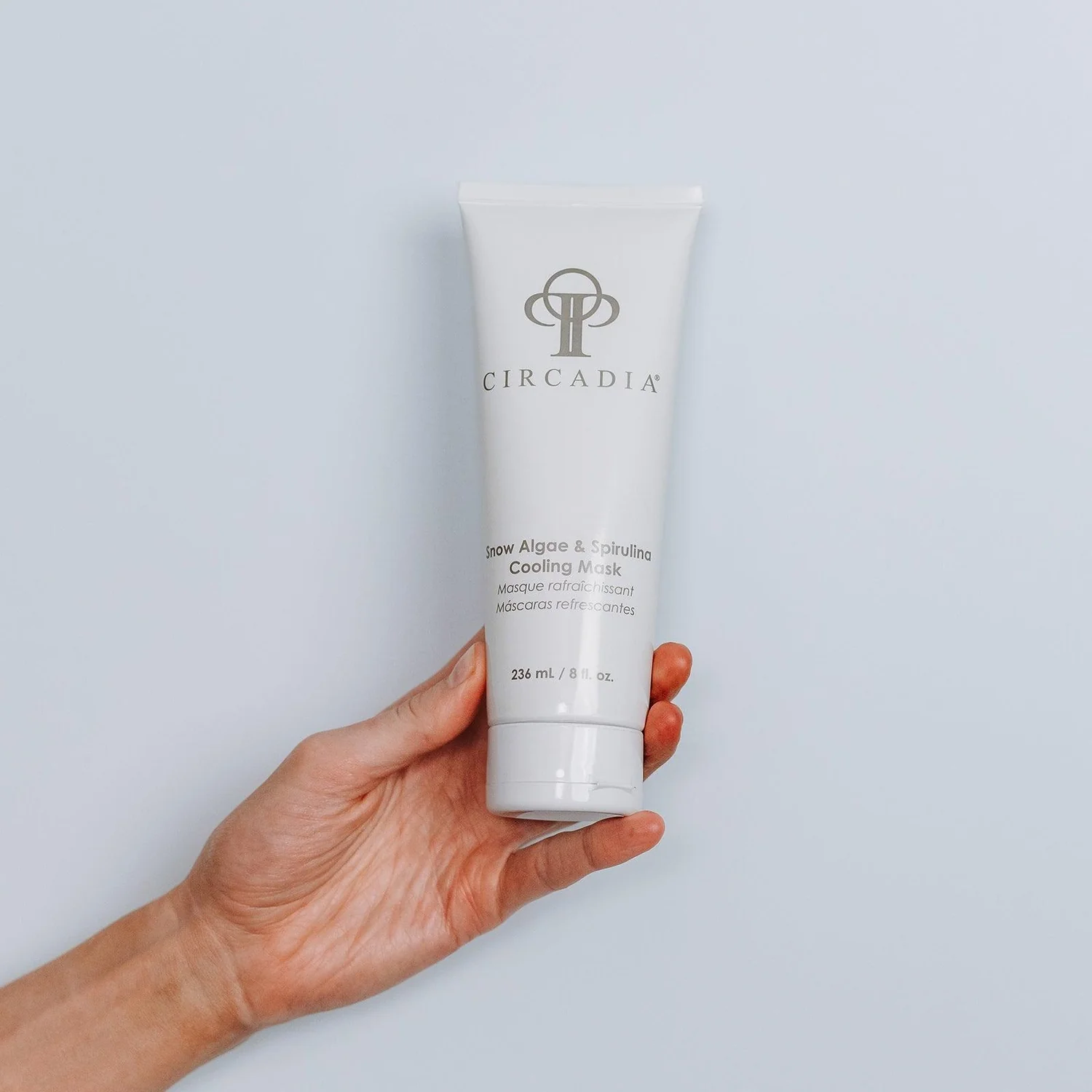 Raminančios kaukės dirginimo mažinimui ir odos sveikatos palaikymui - Snow Algae & Spirulina Cooling Mask