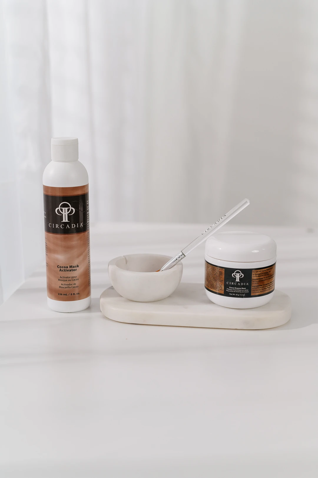 Circadia enziminių pilingų apžvalga - Cocoa Enzyme